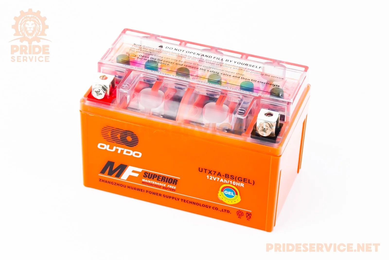Акумулятор 12V7Ah UTX7A-BS GEL (L150*W87*H94мм), 2024р (P_301015)