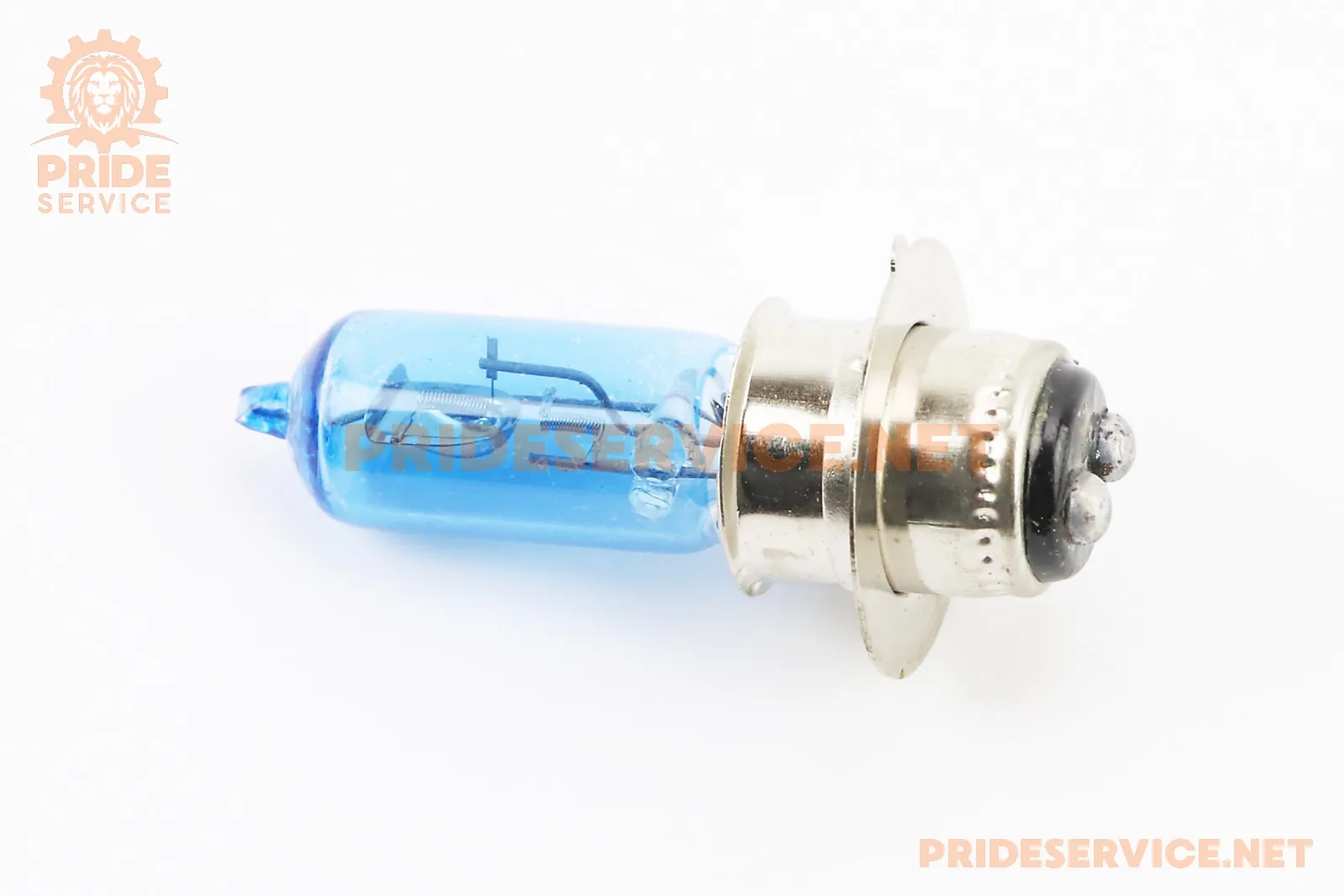Лампа фари P15D-25-1 12V 18/18W, синя (P_301073)