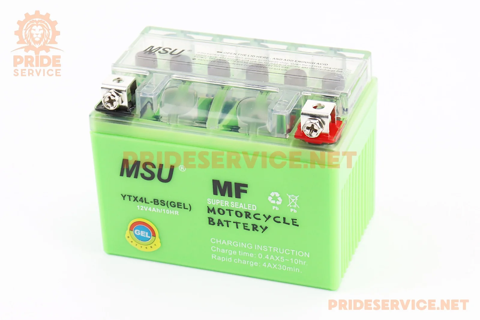 Акумулятор 12V4Ah YTX4L-BS GEL (L113*W70*H85мм) (P_301249)