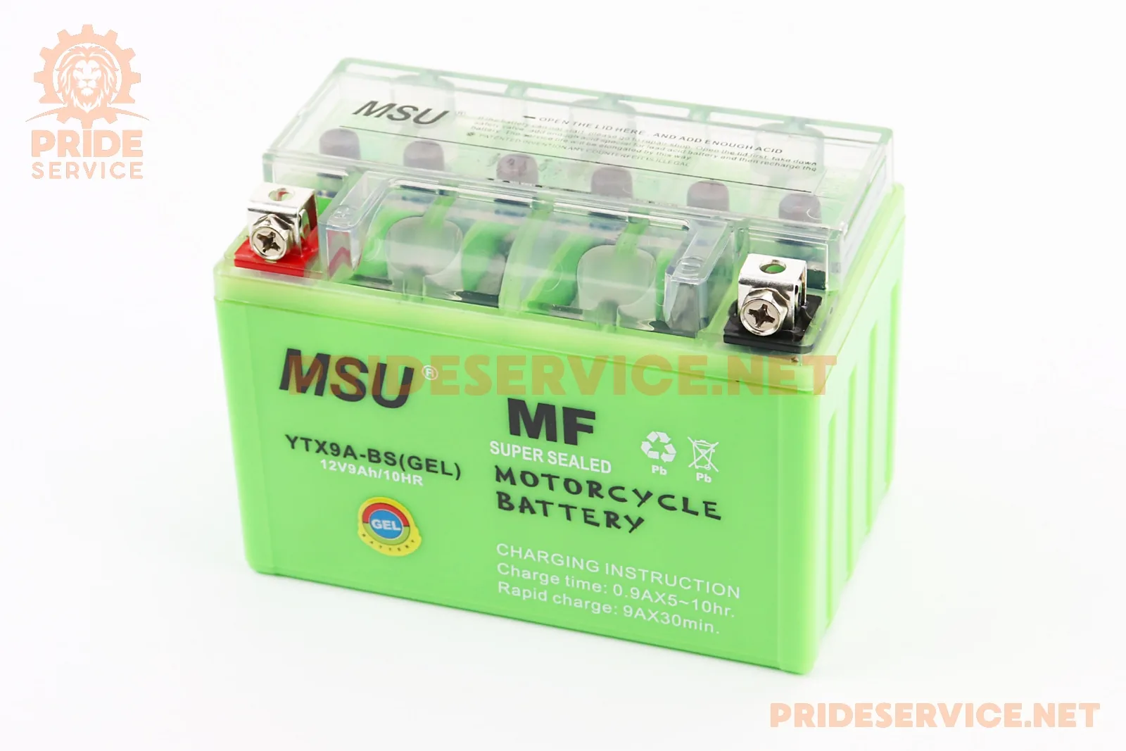 Акумулятор 12V9Ah YTX9A-BS GEL (L150*W87*H107мм) (P_301279)