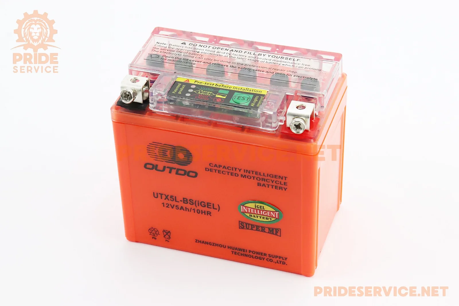 Акумулятор 12V5Ah UTX5L-BS GEL (L113*W70*H107мм), з індикатором (P_301335)