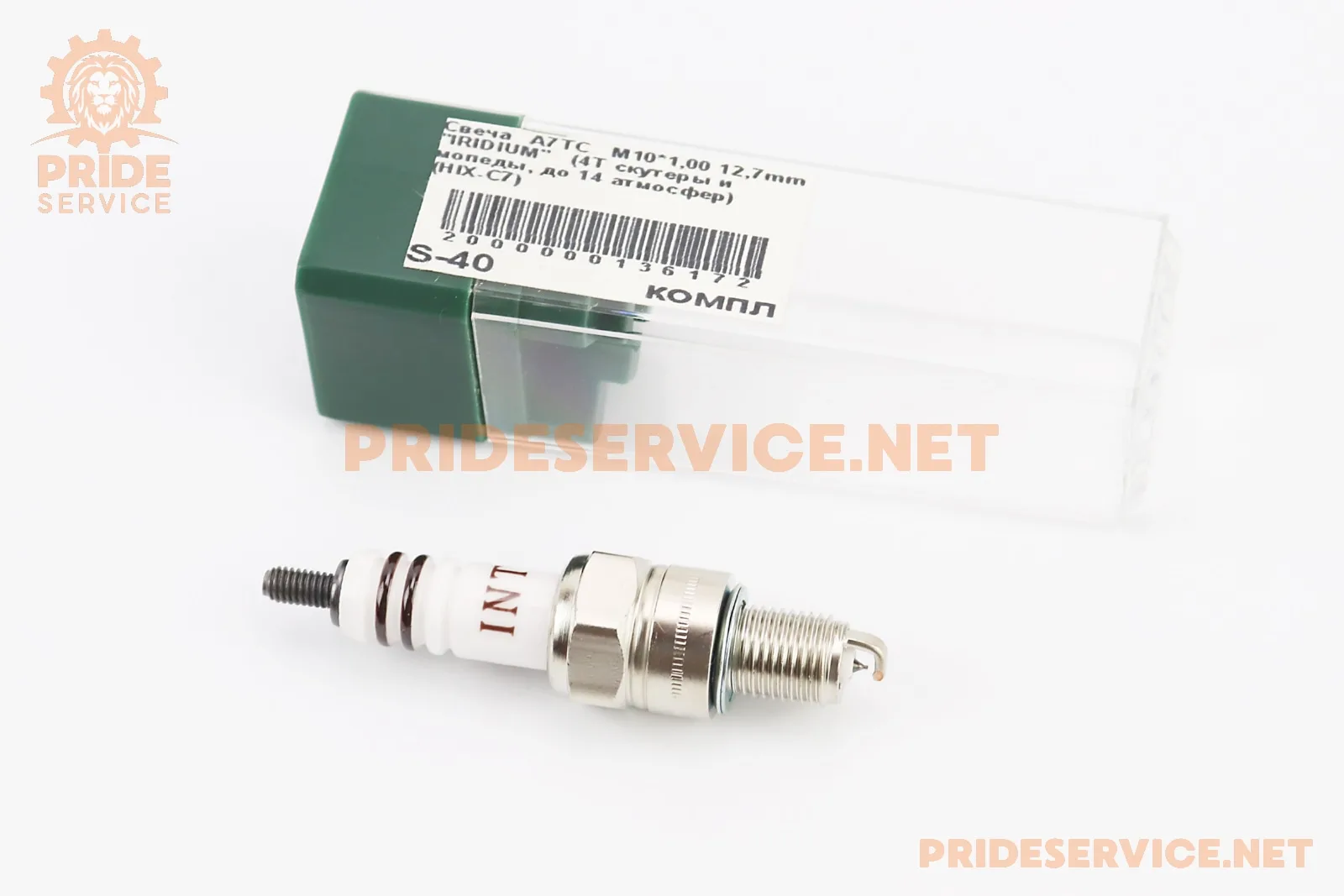 Свічка 4Т A7TC M10-L12,7 (іридієва) JH/GY6 (P_301501)
