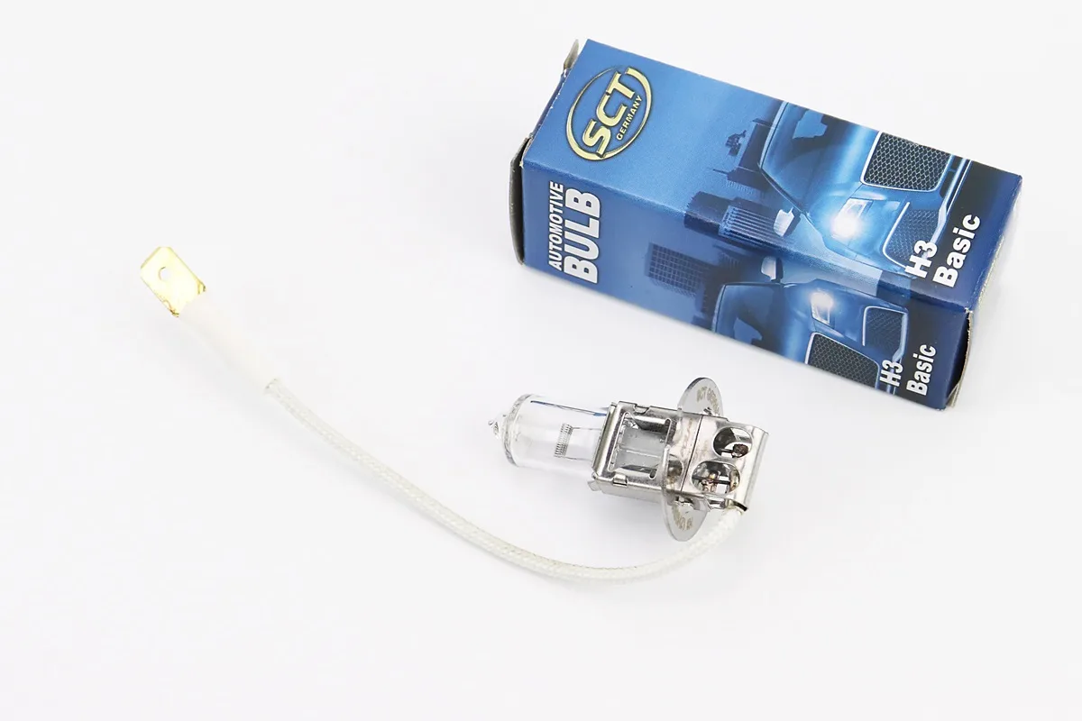 Лампа фари H3 12V 55W галогенна Basic (S_301653)