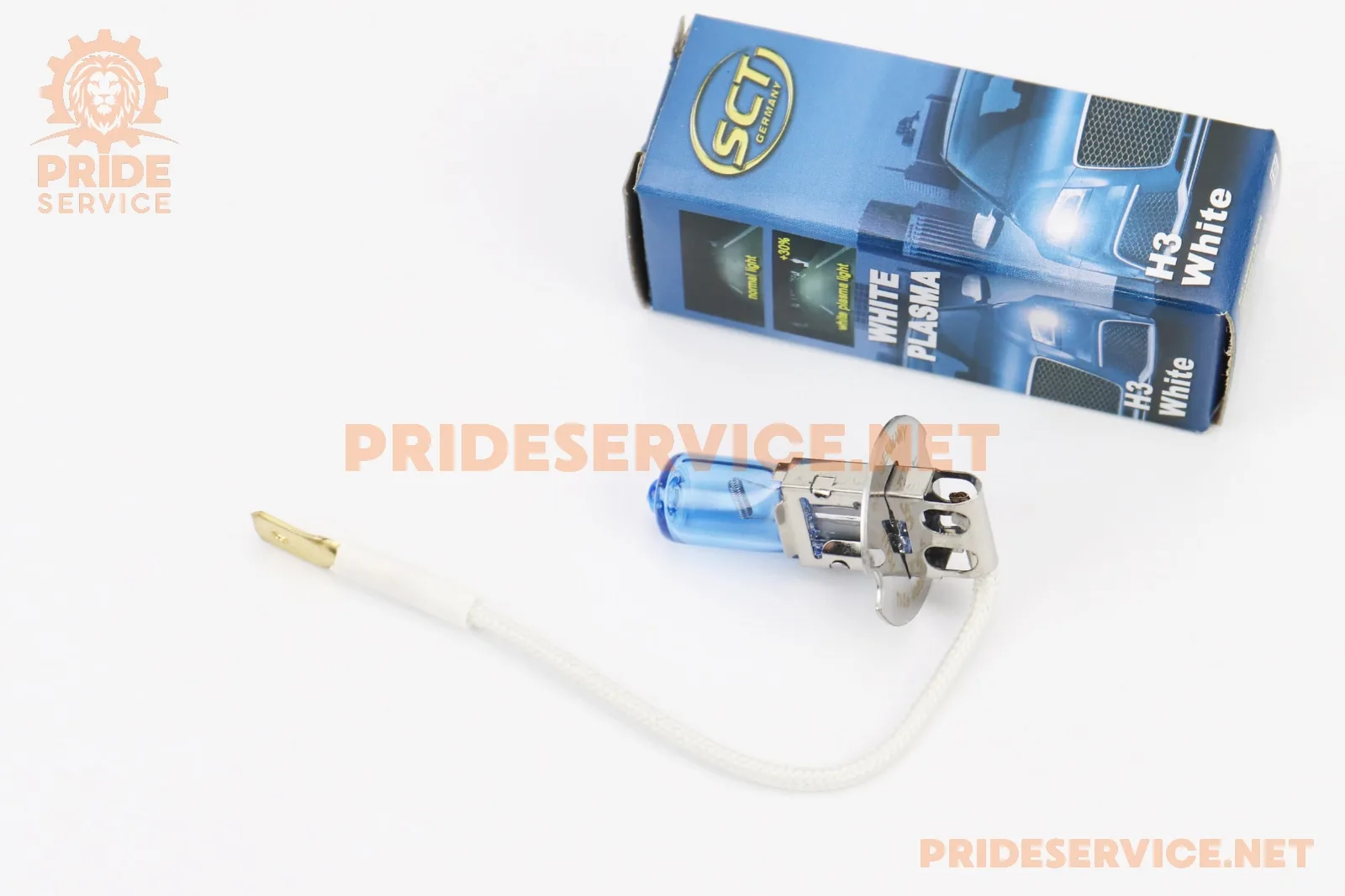 Лампа фари H3 12V 55W Super White (галоген) (P_301664)