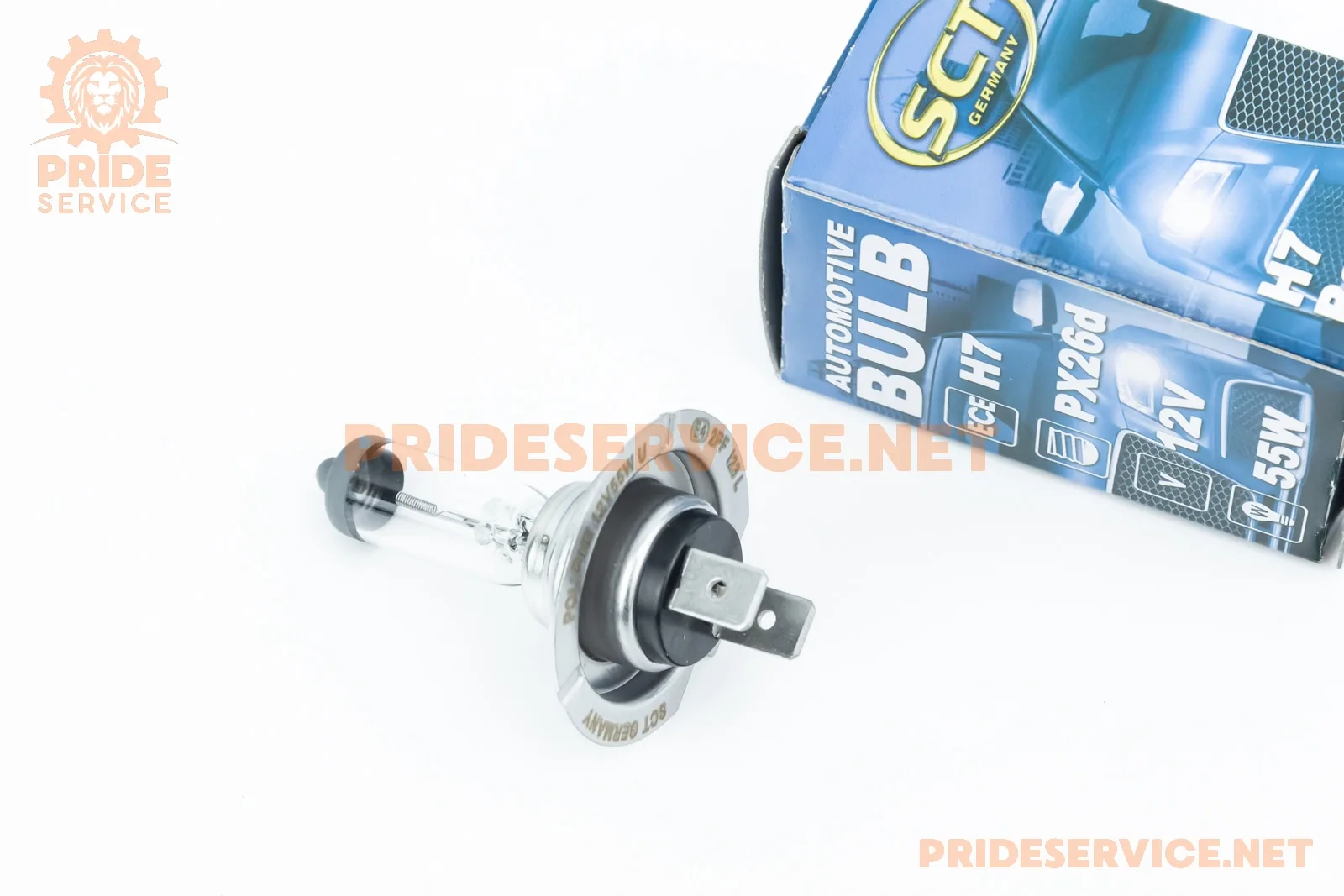 Лампа фари H7 PX26D 12V 55W Basic (галоген) (P_301672)
