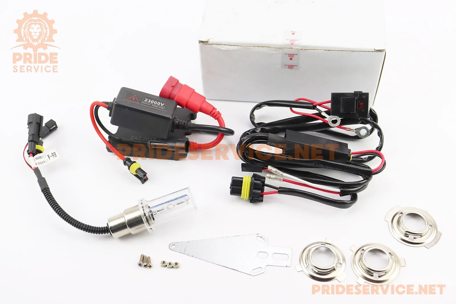 Лампа фари XENON BA20D AC 8000K компакт (P_301965)