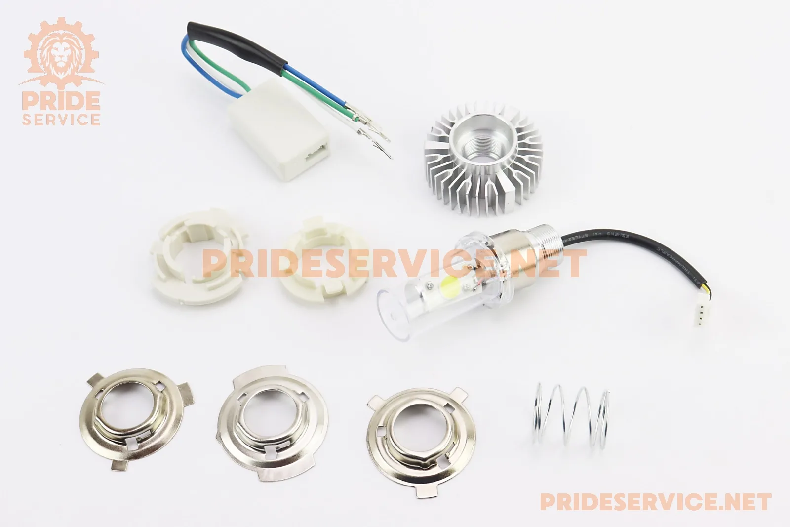 Лампа фари діодна LED-2 SUPER (к-кт різних кріплень), зі стабілізатором (P_301995)