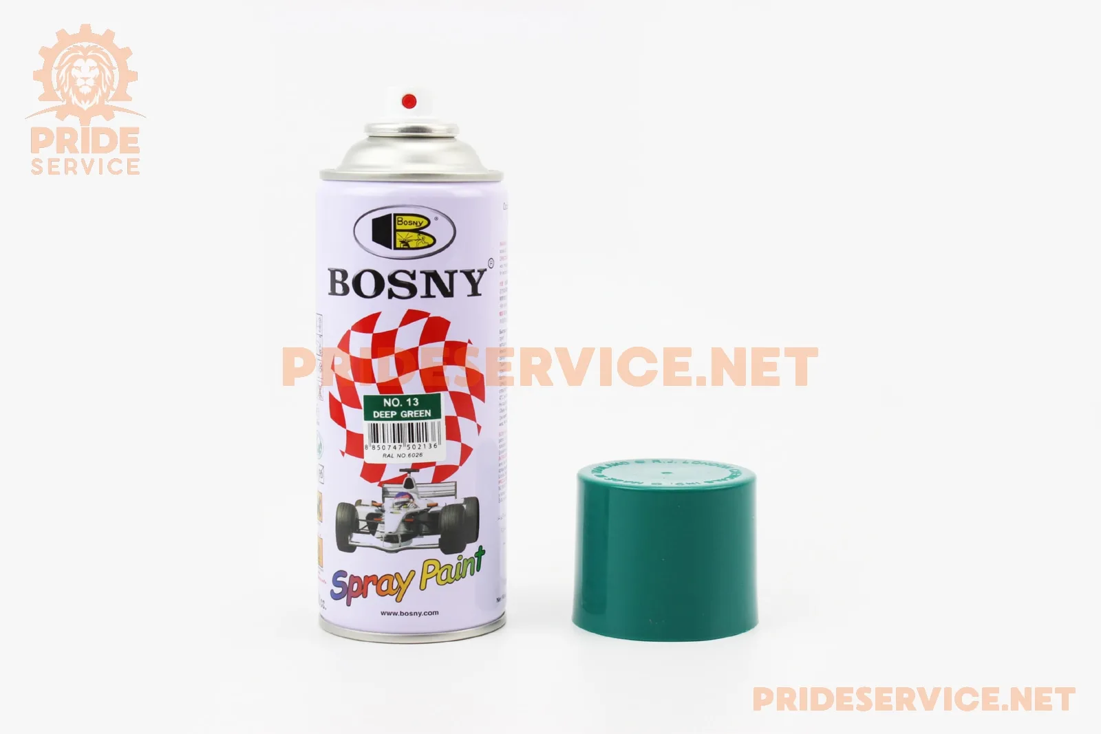 Фарба темно-зелена акрил №13, аерозоль 400ml (P_304244)