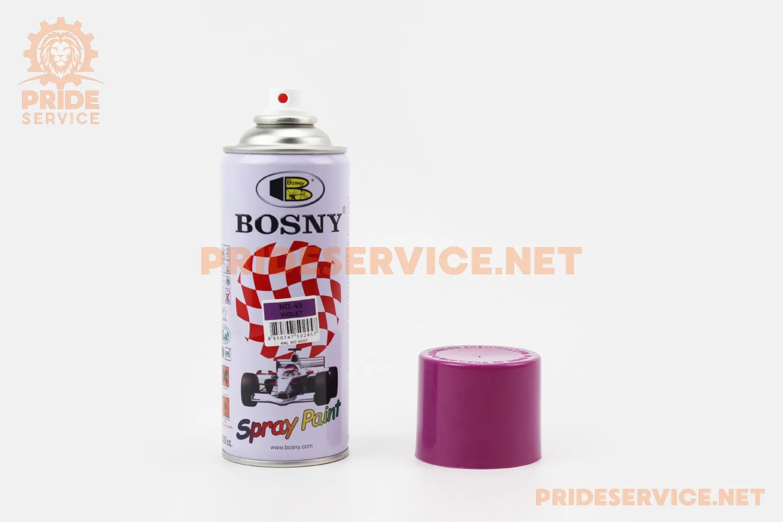Фарба фіолетова акрил №45, аерозоль 400ml (P_304246)