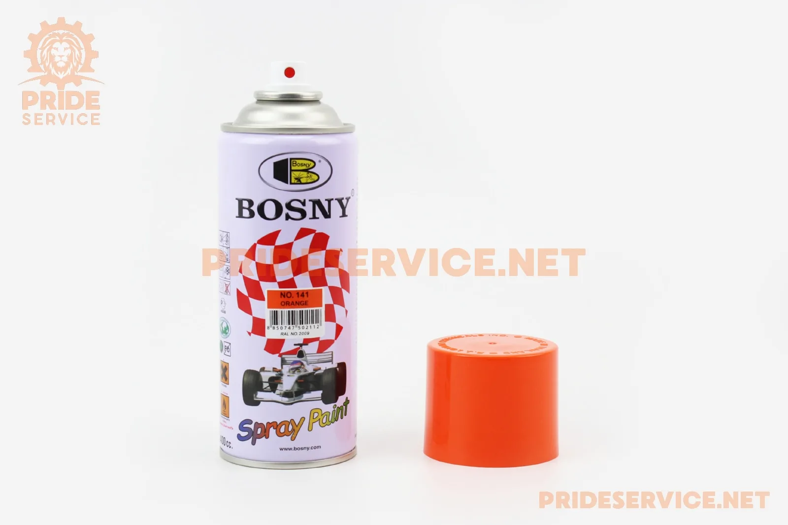 Фарба помаранчева акрил №141, аерозоль 400ml (P_304247)