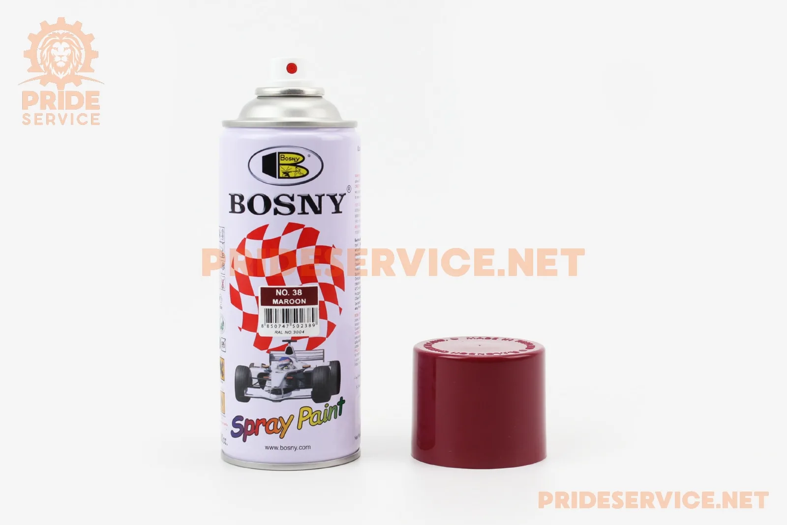 Фарба бордова акрил №38, аерозоль 400ml (P_304248)