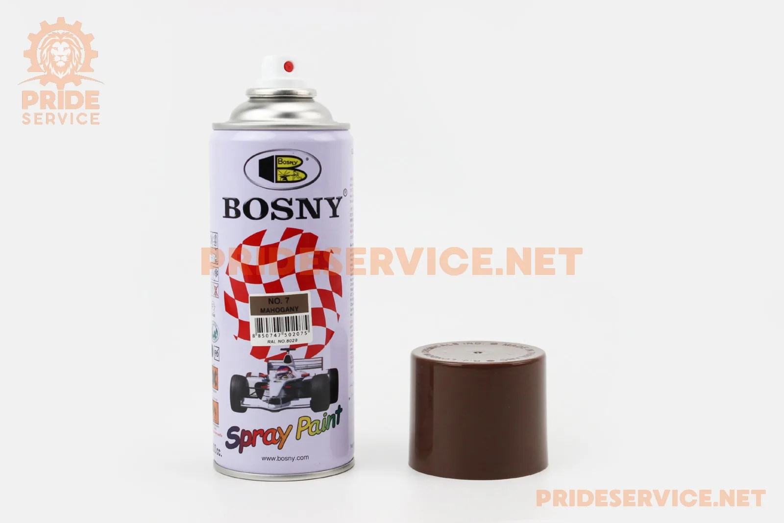 Фарба коричнева акрил №7, аерозоль 400ml (P_304252)