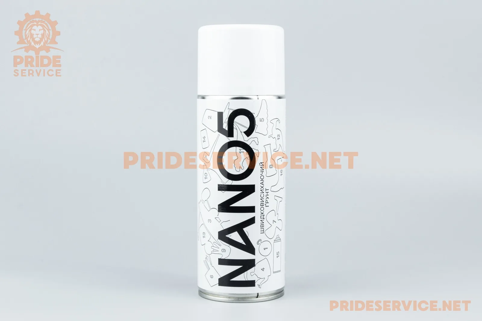 Ґрунт універсальний, сірий (матовий), аерозоль 400ml (P_304703)