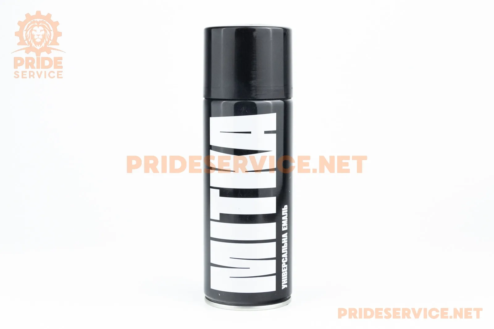 Фарба для пластику, чорна емаль, аерозоль 400ml (P_304748)
