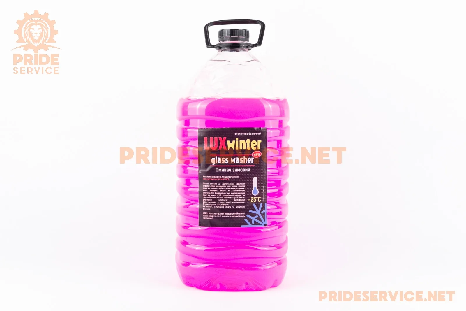 Рідина для склоомивача LUX WINTER -20°С червоний, 4,5L (P_304760)