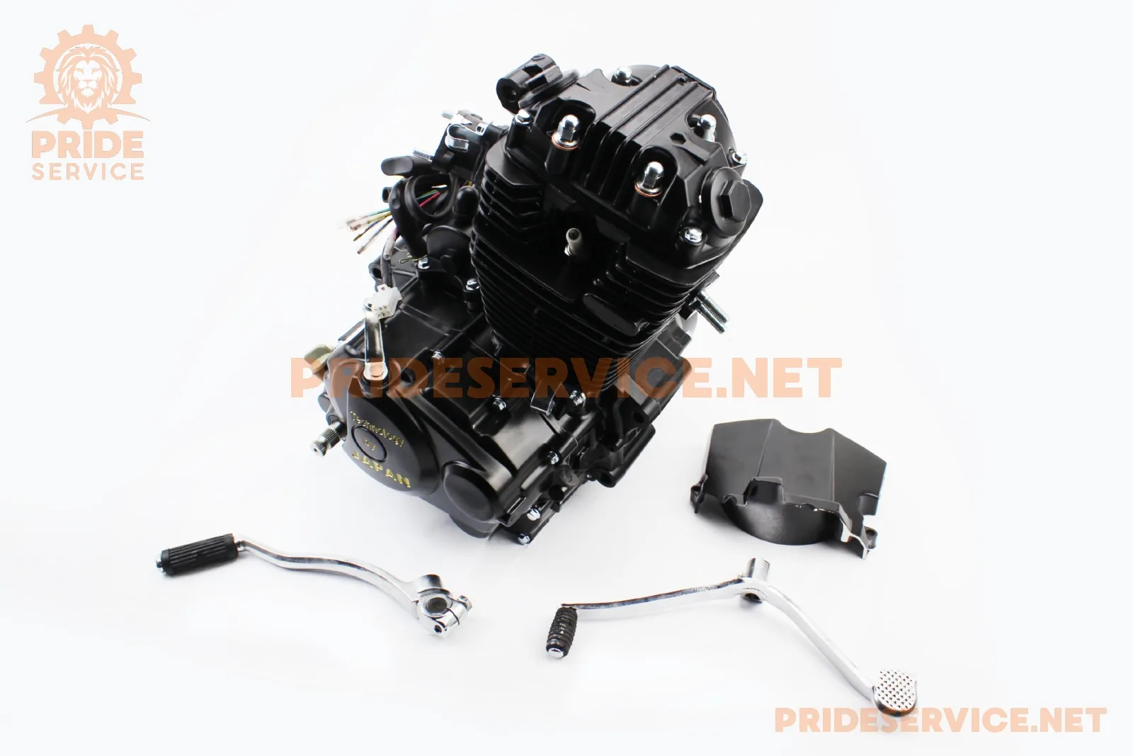 Двигун мотоциклетний в зборі CB-200cc (на Viper-125J) (P_307129)