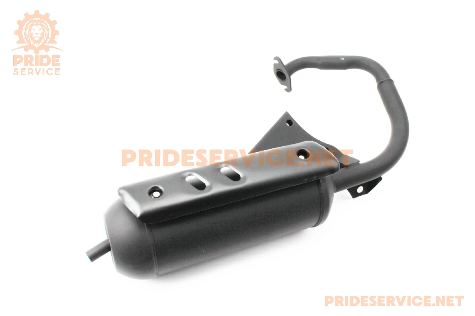 Глушник Honda DIO AF27/AF-30/FIT тип 1(накладка, чорна) (P_308058)
