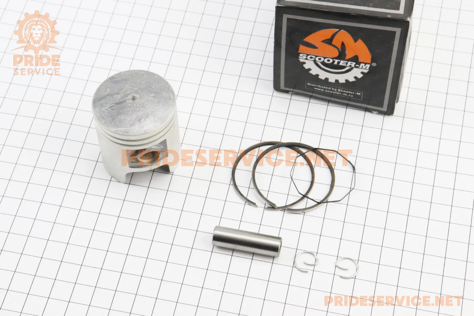 Поршень к-кт 50cc 41мм STD (палець 10мм, H-44мм, h-17мм) (P_311036)