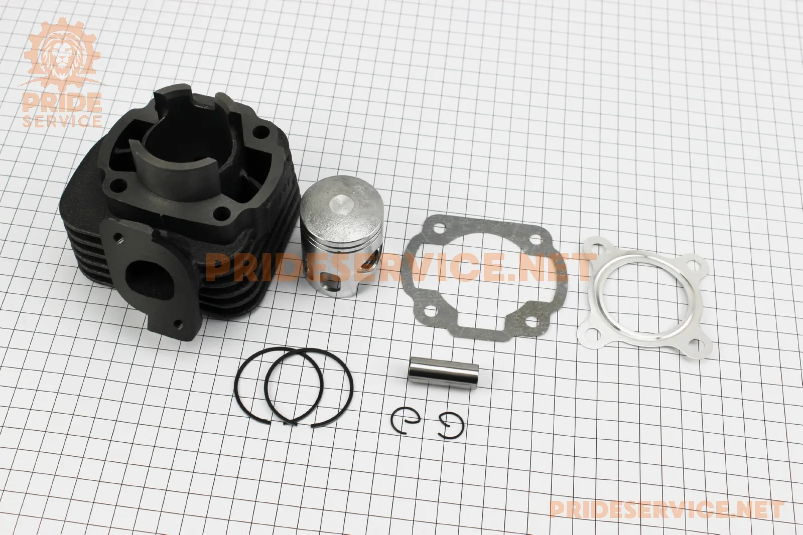 Циліндр к-кт (цпг) 2Трем 50cc-40мм (висота циліндра 64/87мм) (палець 12) Stels (P_312152)