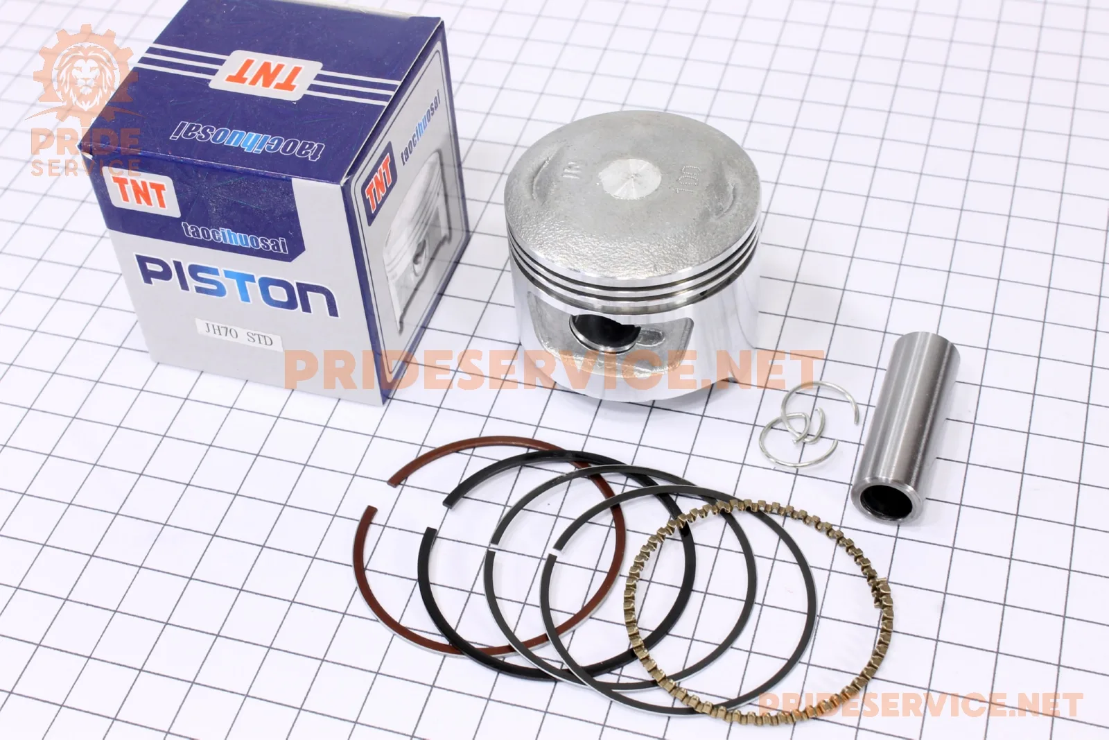 Поршень к-кт 70cc 47мм STD (палець 13мм) (P_318177)