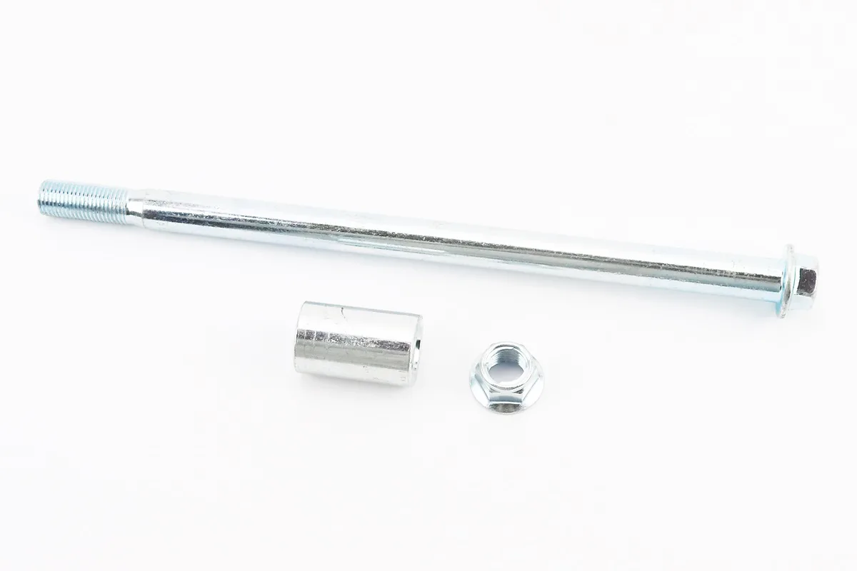 Вісь колеса заднього d15mm; L260mm + втулка, гайка (S_321168)