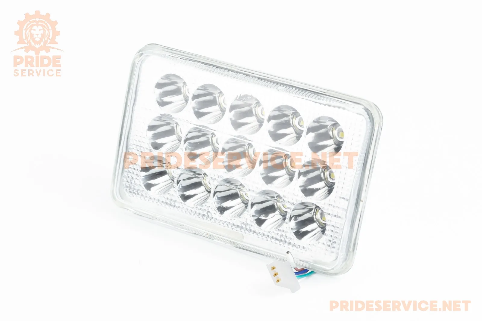 Фари квадратна передня частина 15-LED, 165x105мм, TUNING (P_321492)