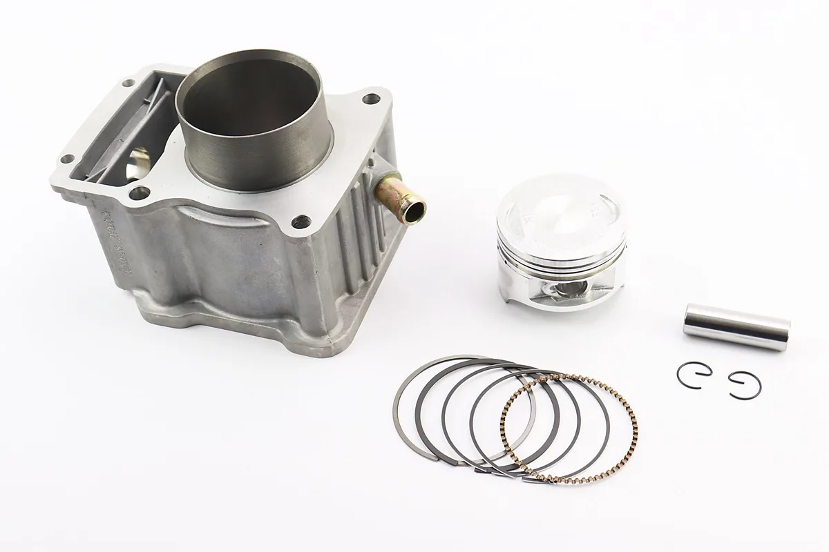 CG200-OHV Циліндр к-кт (цпг) 200cc-63,5мм, водяне охолодження (висота циліндра 76/107мм) (палець 15мм)(без прокладок) (P_324079)
