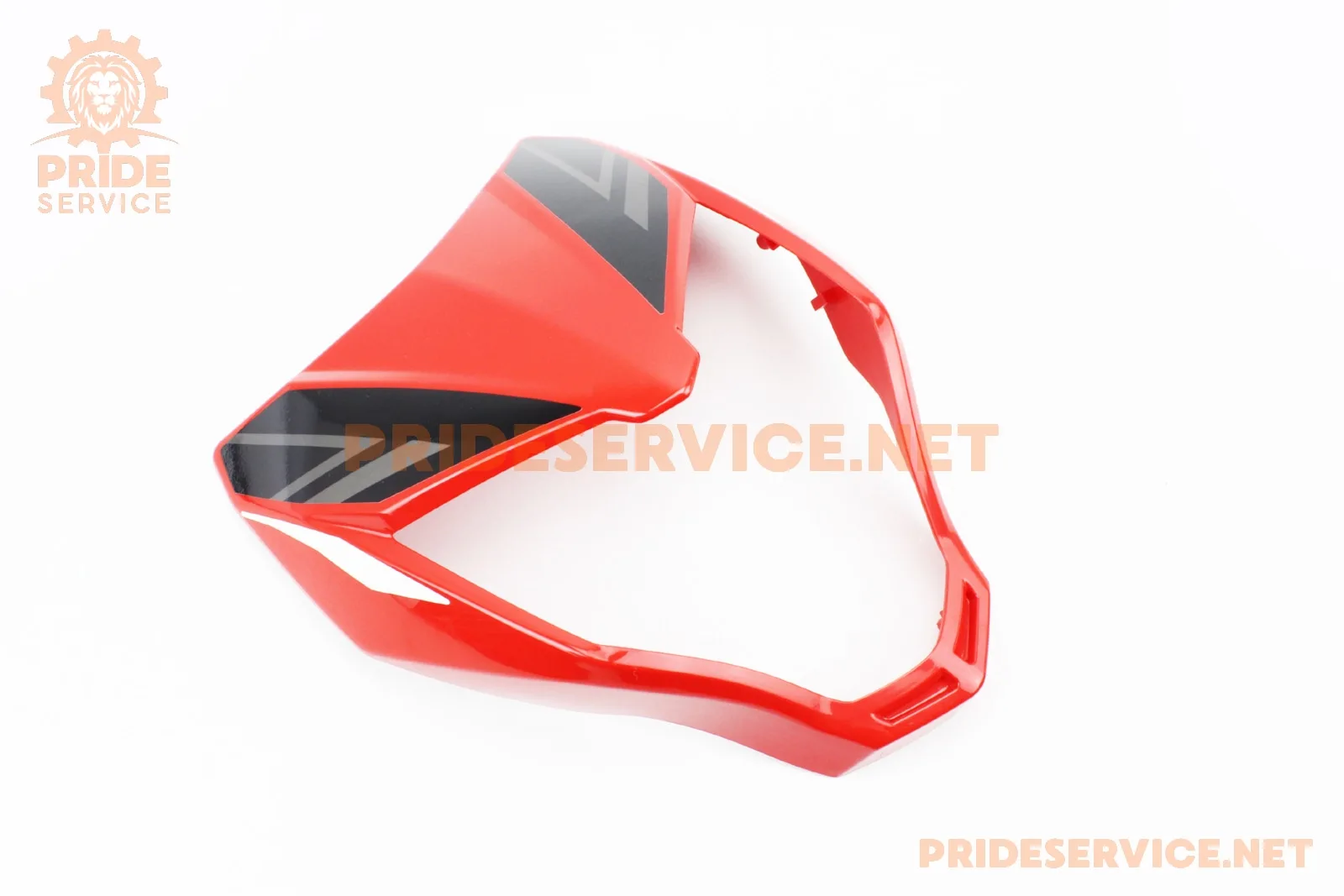 Loncin LX250GY-3 Пластик-обтічник фари, червоний (P_324425)