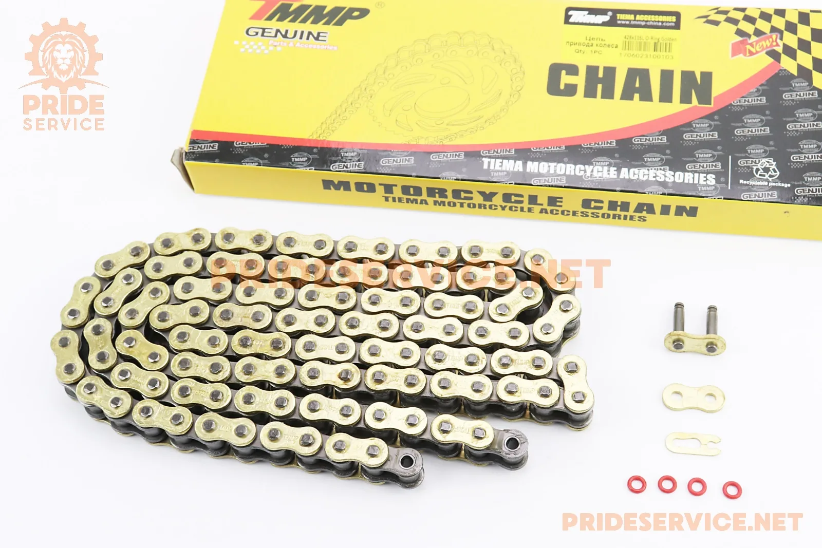 Ланцюг приводу колеса 428HVOx116L GOLD (з сальниками) (P_324455)