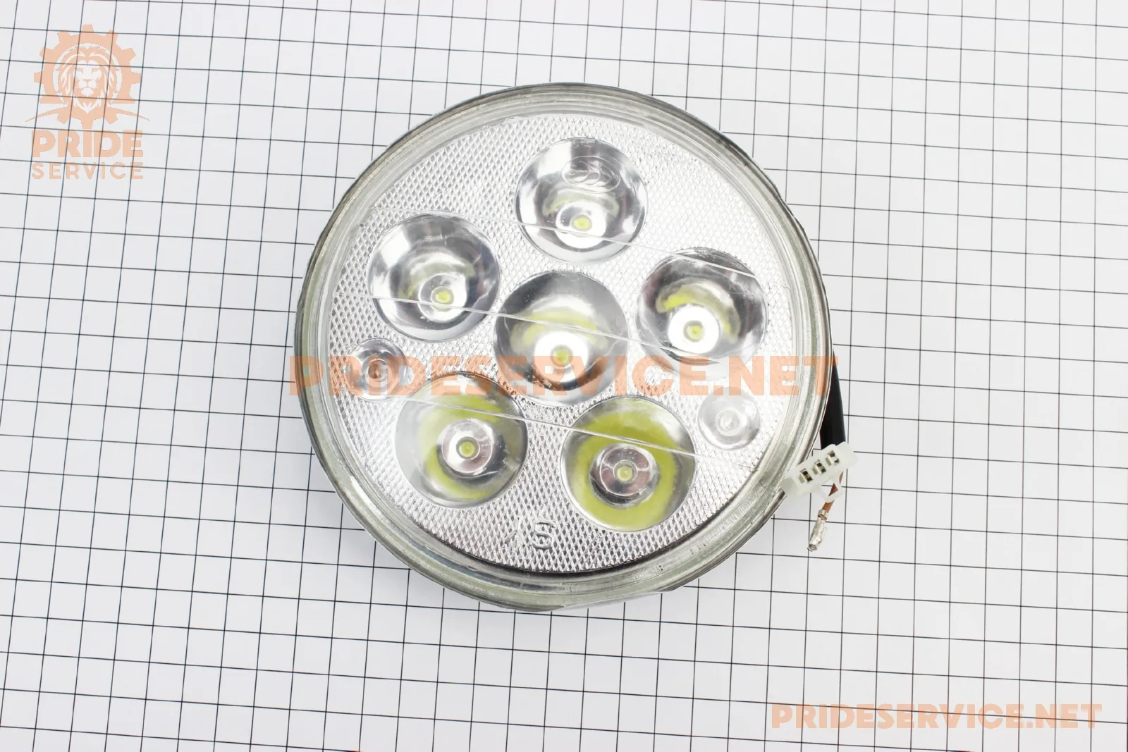 Фара кругла передня частина DELTA/ALPHA 5+1-LED, d-140мм, TUNING (P_324480)
