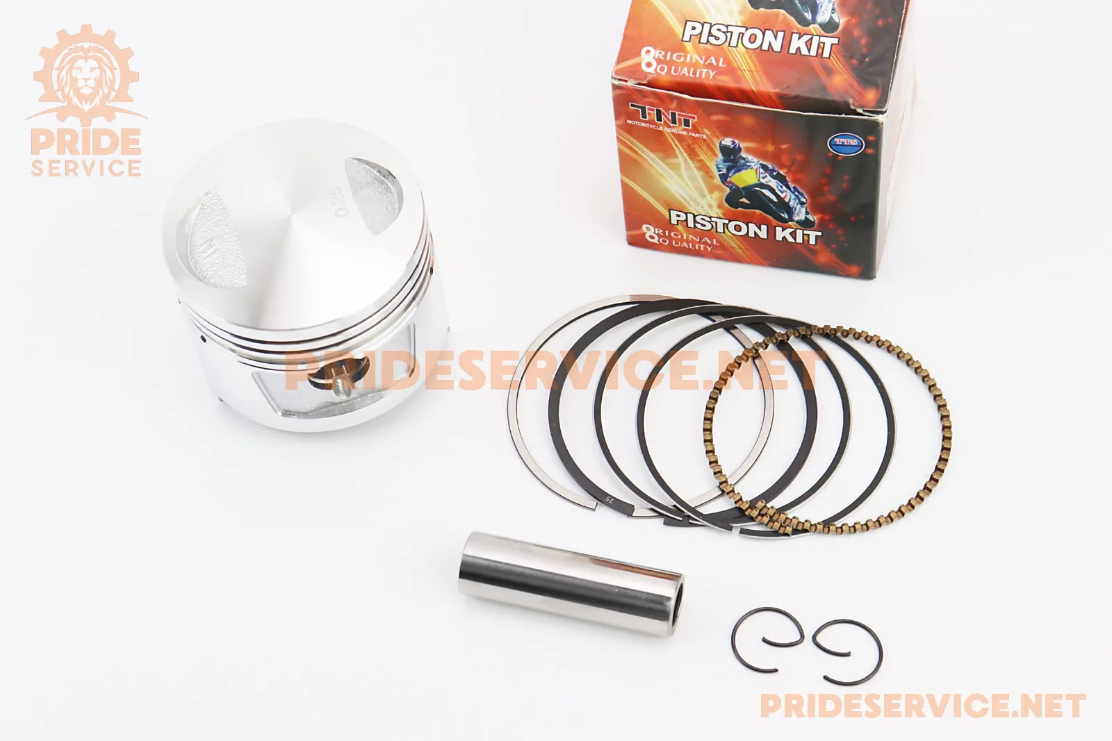 Поршень к-кт CB/CG150cc 62мм+0,25 (висота 49мм, палець 15мм) (P_326041)