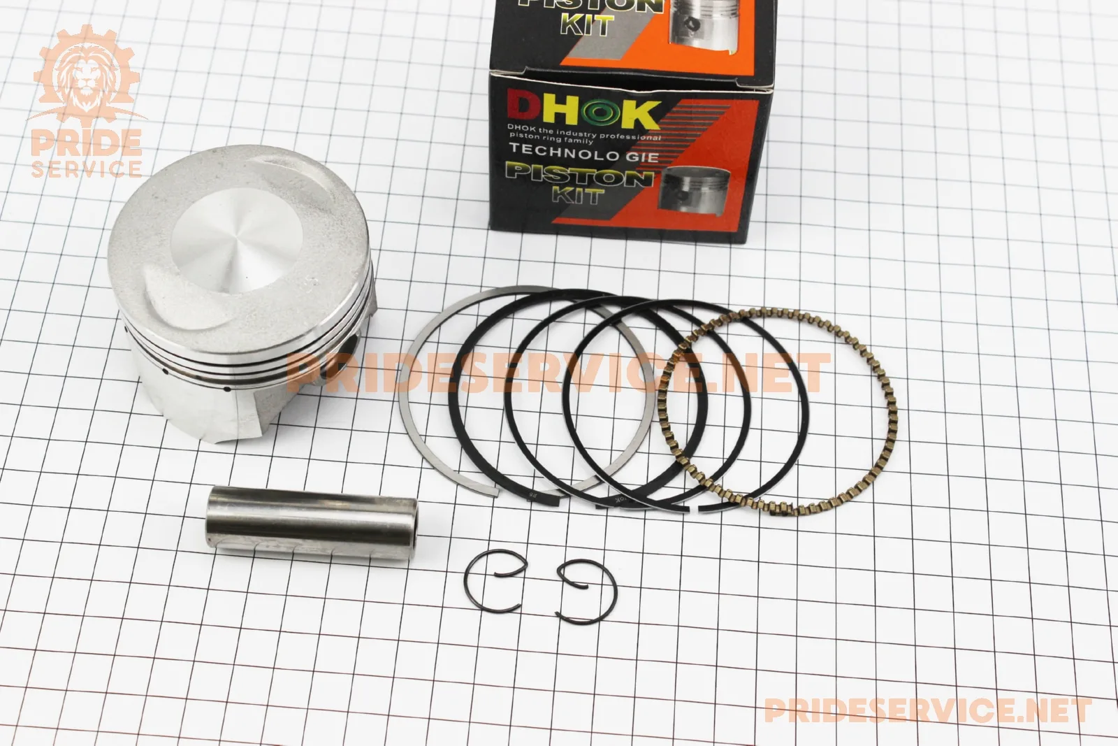 Поршень к-кт CG250cc 67мм+0,25 (висота 46мм, палець 16мм) (P_326287)