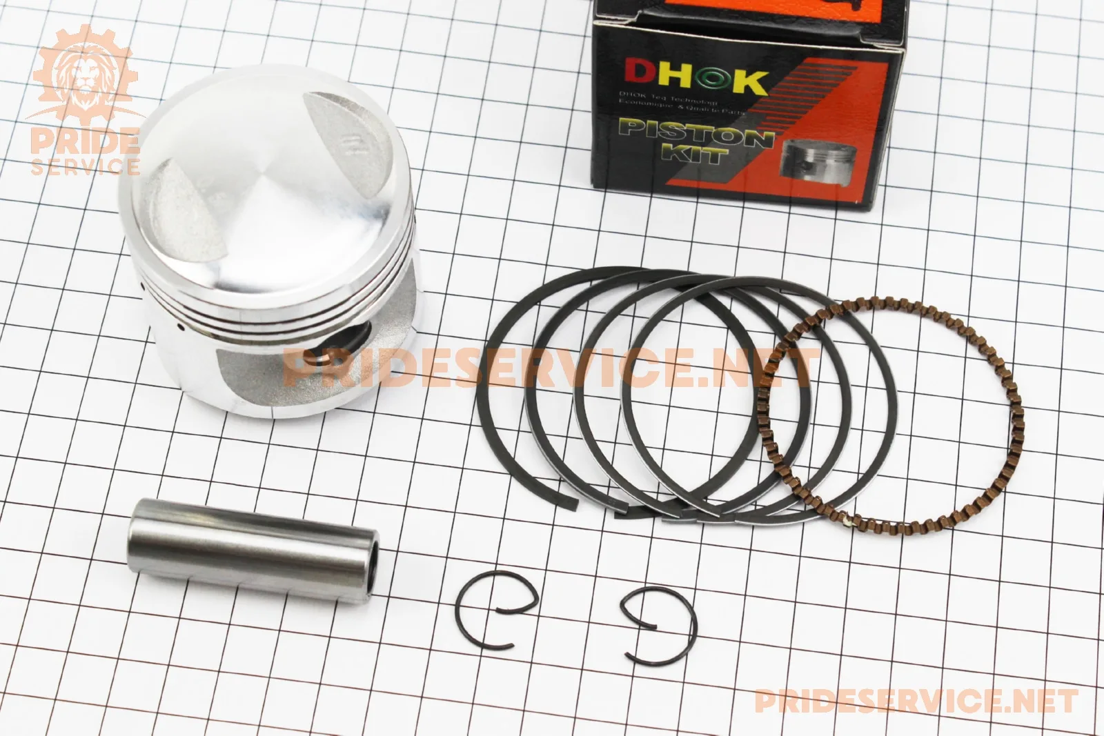 Поршень к-кт CG125cc 56,5мм+0,50 (висота 49мм, палець 15мм) (P_326309)