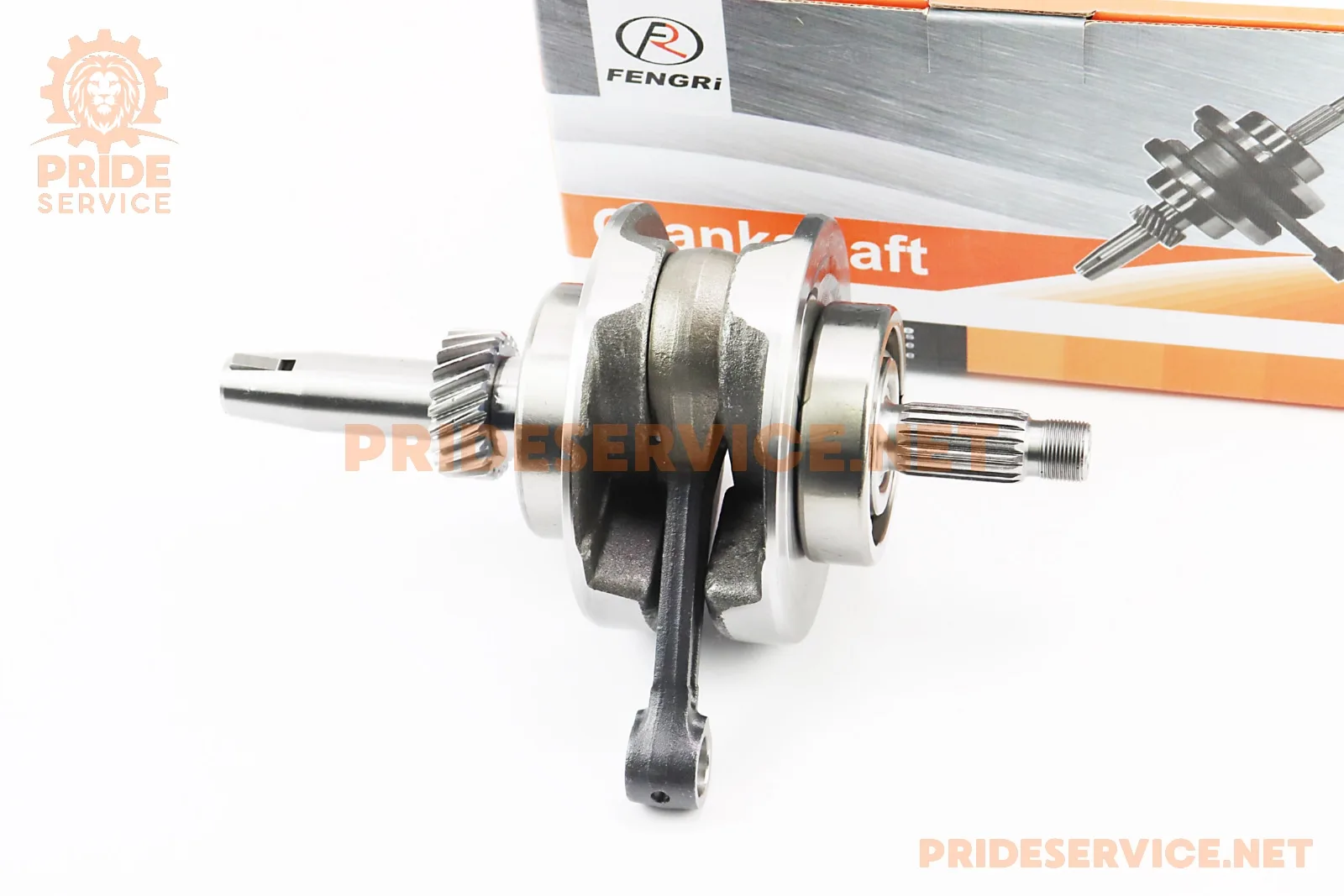 Колінвал+підшипники+шестерня CG-200cc (P_326349)