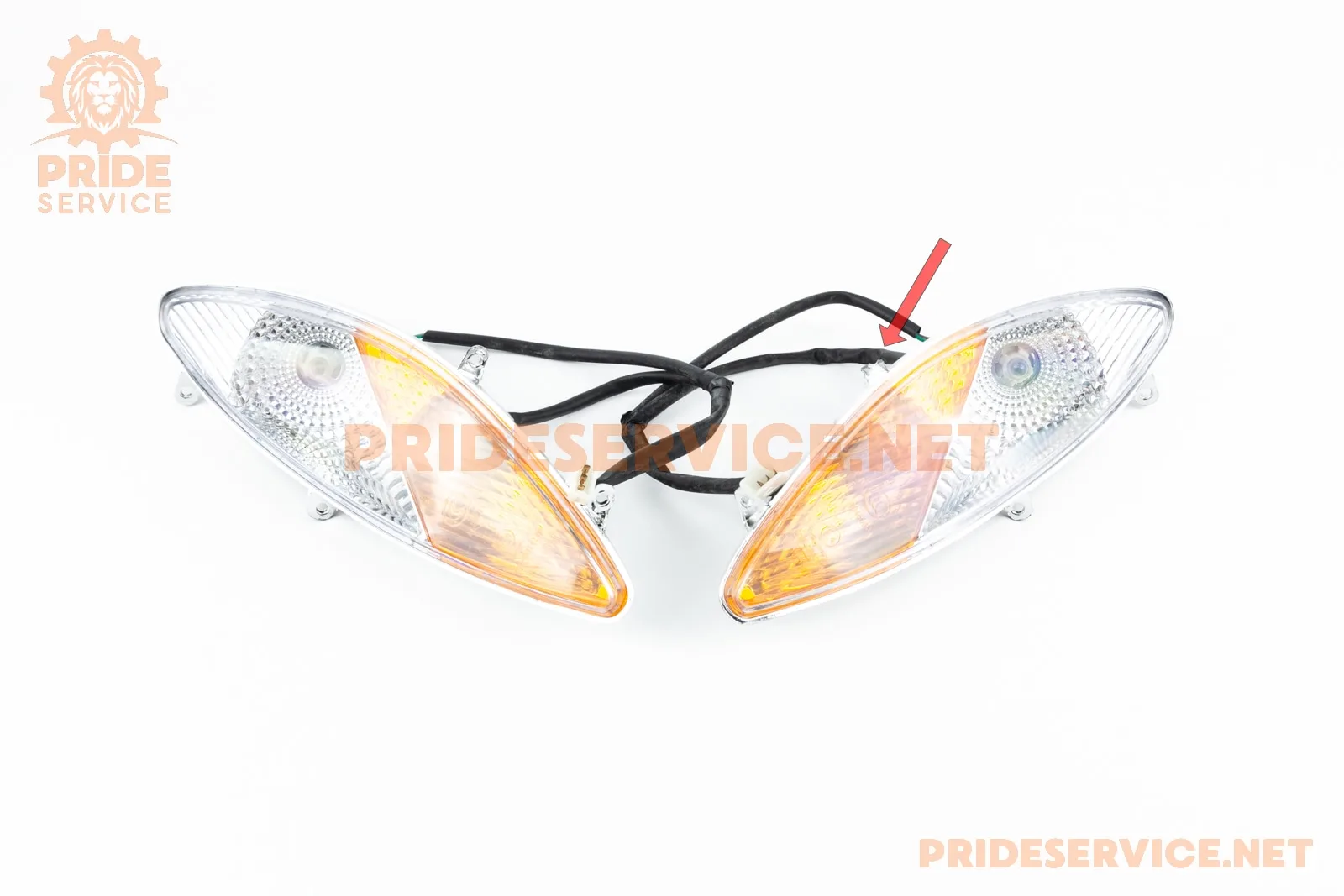 УЦІНКА Viper-F1/F50 поворотники передні к-кт 2шт (роздільна проводка) (відламано кріплення, див. фото) (P_328625)