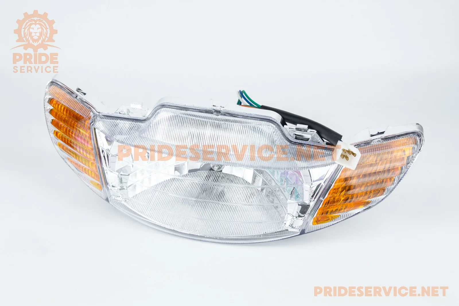 Honda DIO AF-34 фара в зборі (жовті поворотники) (P_329091)