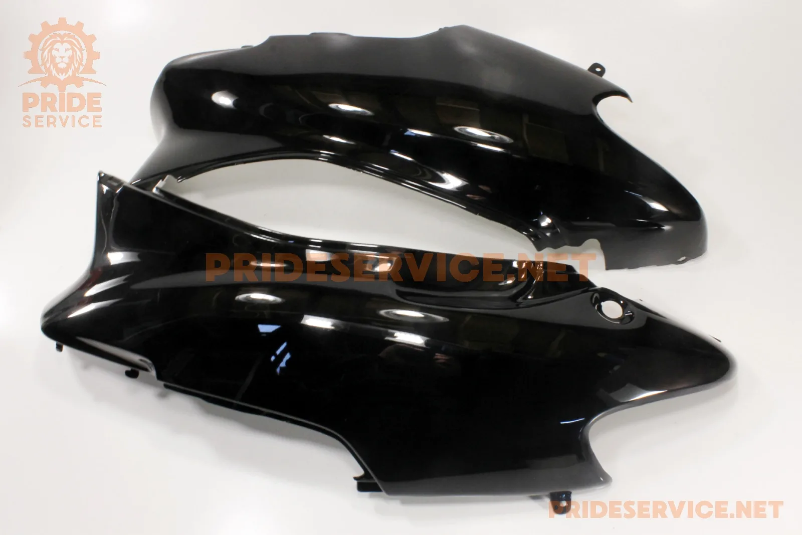 Honda DIO AF-34/35 Пластик-верхній бічний лів+прав к-кт 2шт, чорний (P_329106)