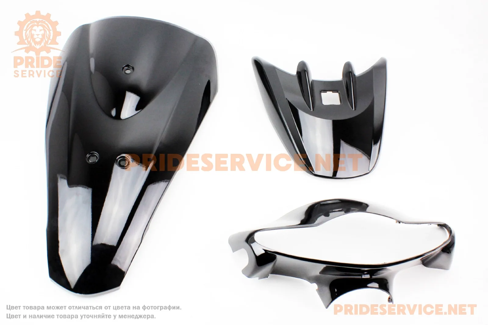 Honda DIO AF-56 Пластик-к-кт фарбовані 5 деталей, чорний (P_329307)