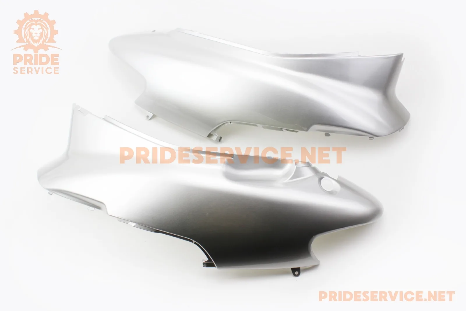 Honda DIO AF-34/35 Пластик-верхній бічний лів+прав к-кт 2шт, сірий (P_329643)