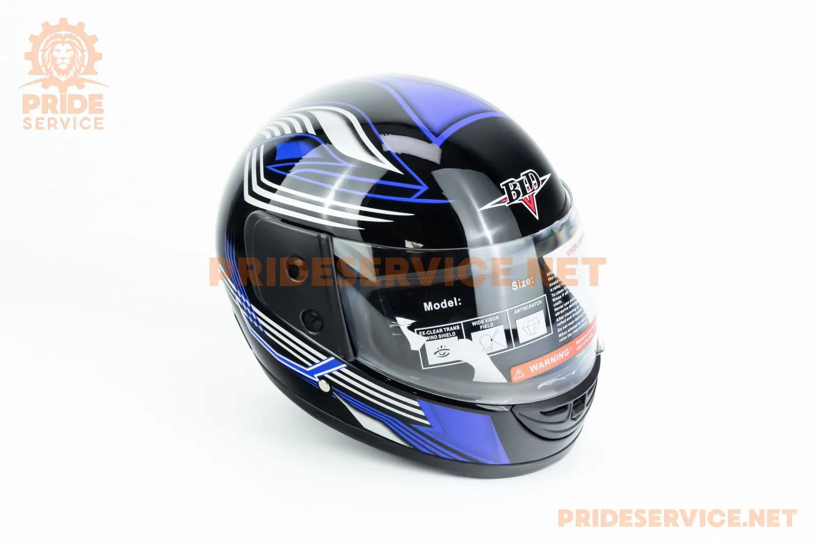 Шолом інтеграл BLD-825A М (57-58см), чорно-синій (P_330037)