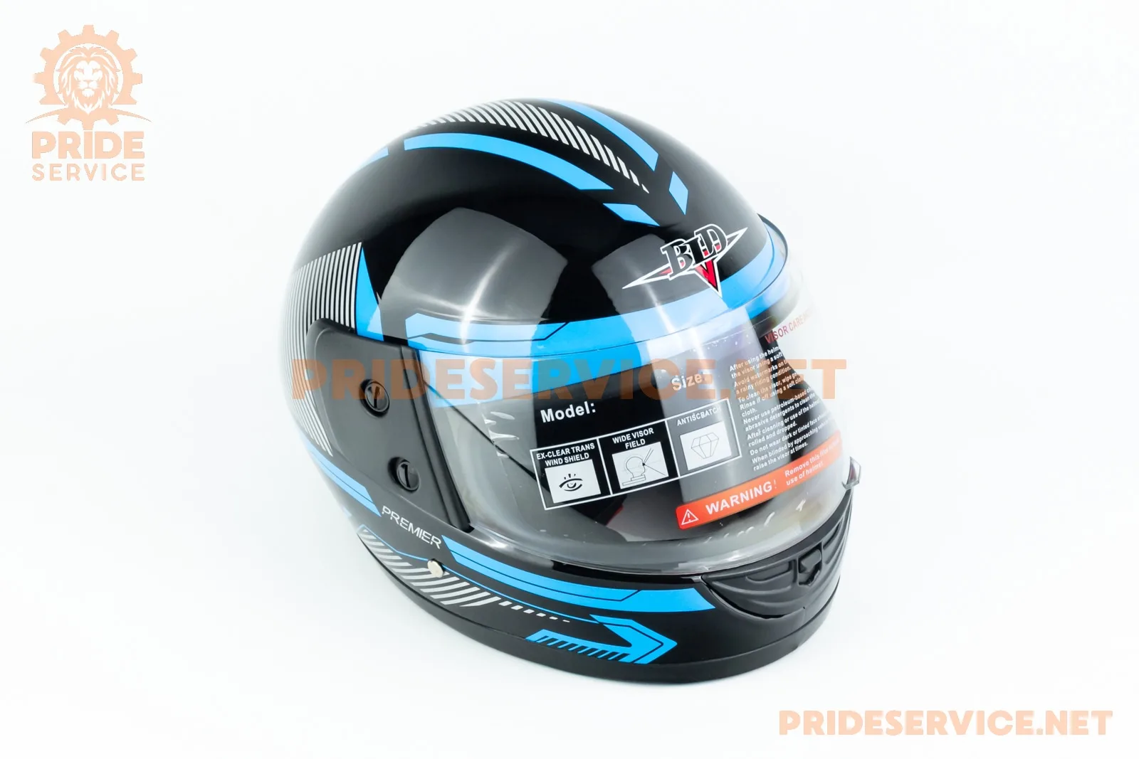 Шолом інтеграл BLD-825B М (57-58см), чорно-синій (P_330463)