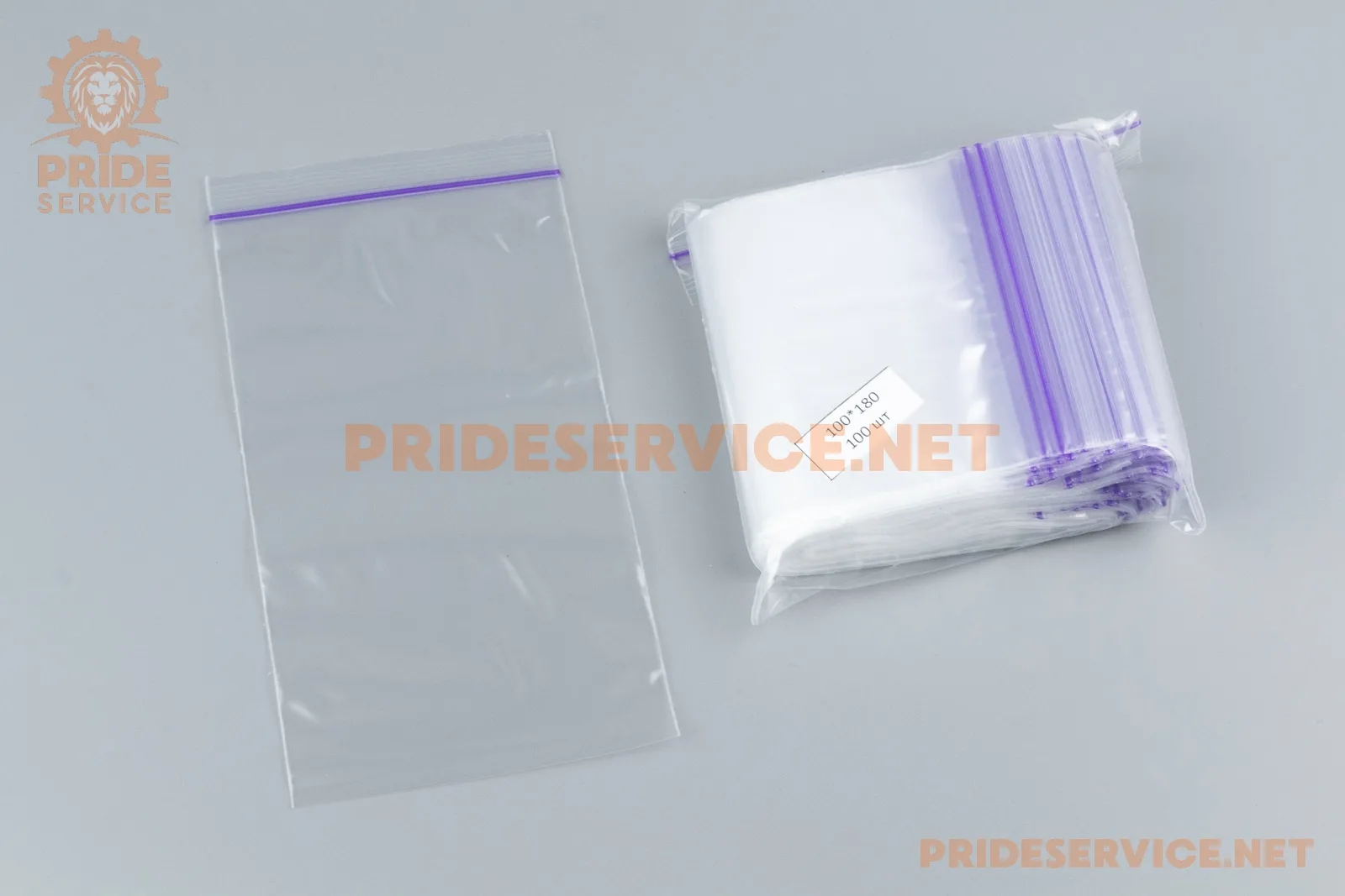 Пакети з замком Zip-Lock 10*18см, уп.100шт (P_334129)