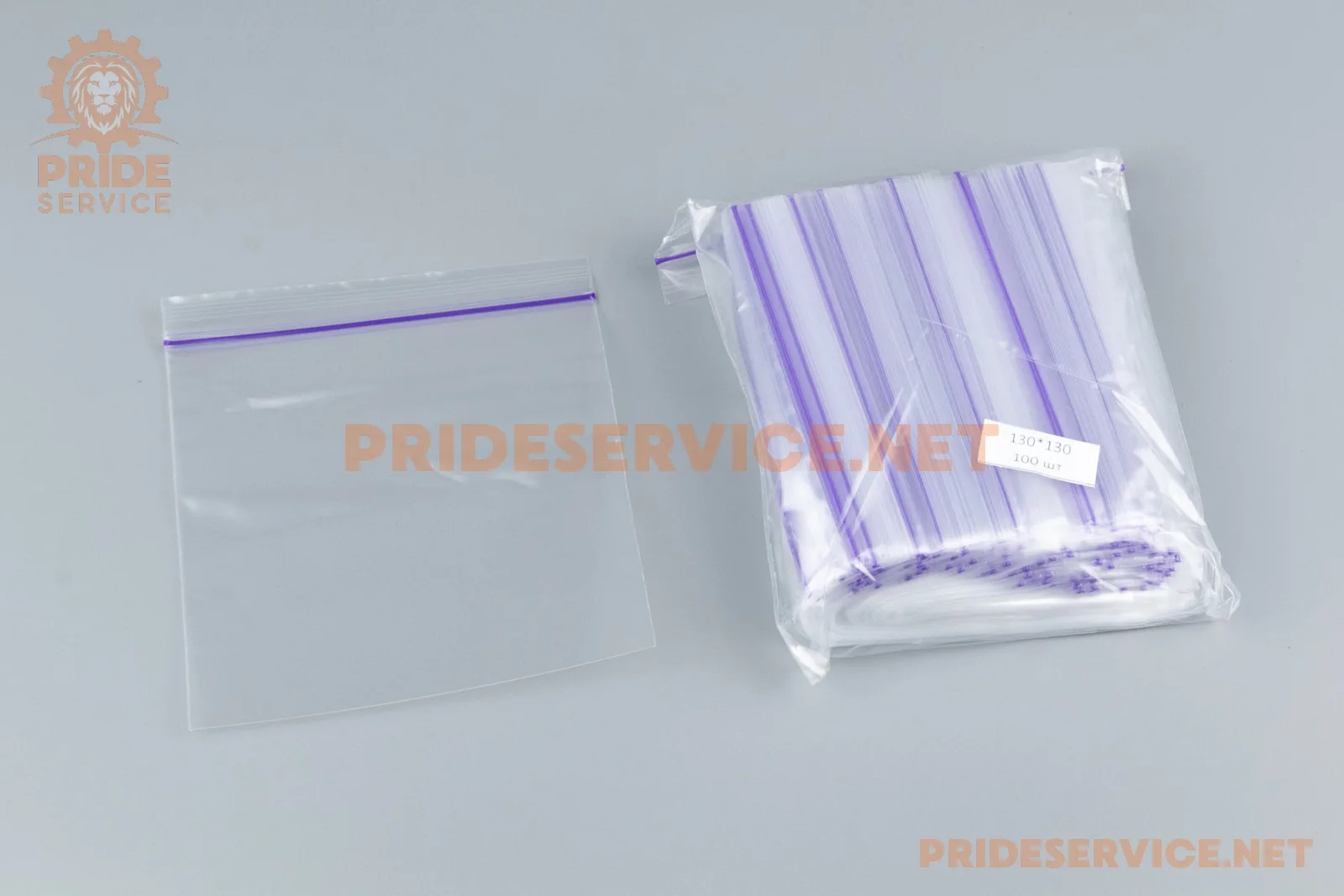 Пакети з замком Zip-Lock 13*13см, уп.100шт (P_334132)