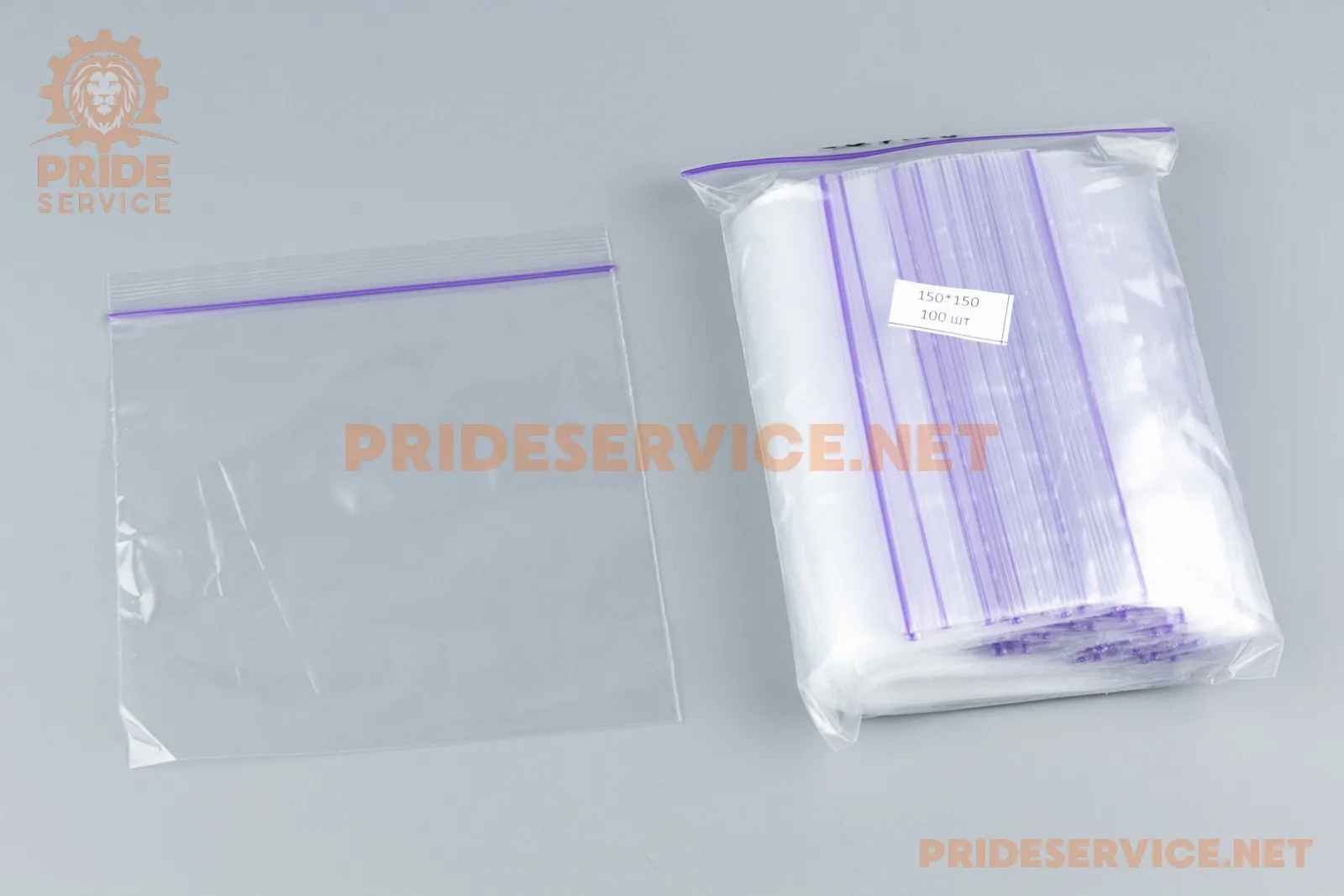 Пакети з замком Zip-Lock 15*15см, уп.100шт (P_334134)