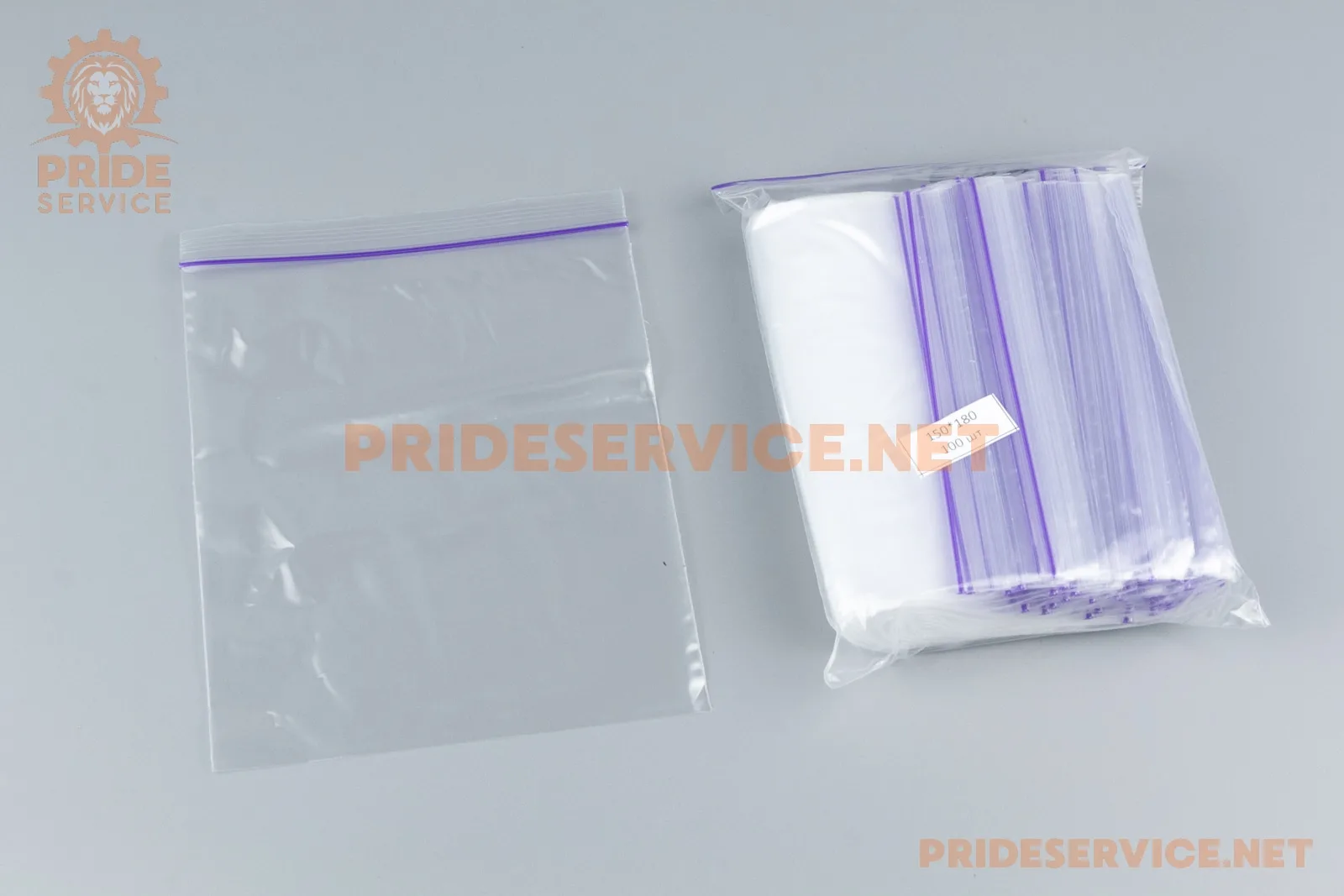 Пакети з замком Zip-Lock 15*18см, уп.100шт (P_334135)