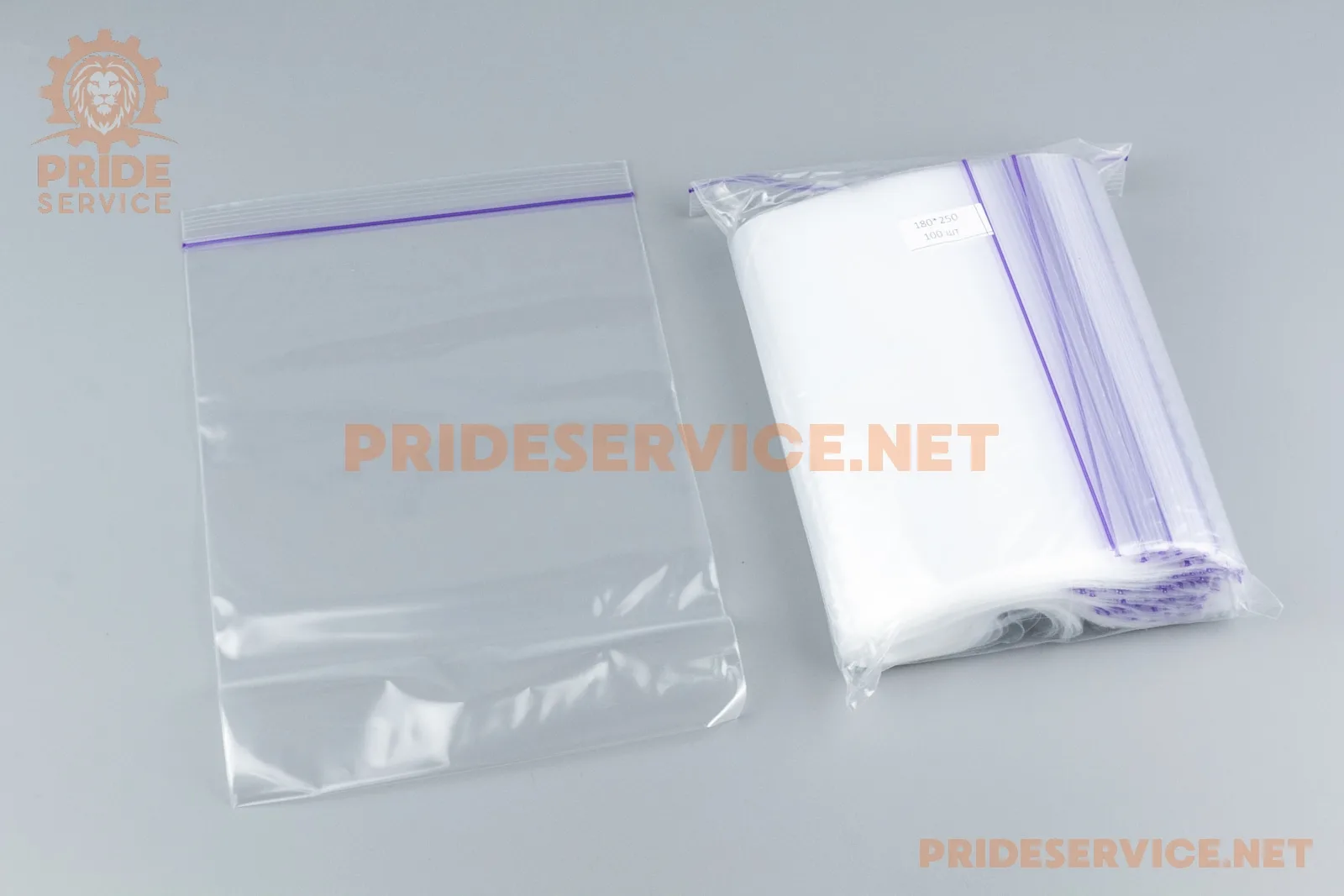 Пакети з замком Zip-Lock 18*25см, уп.100шт (P_334138)