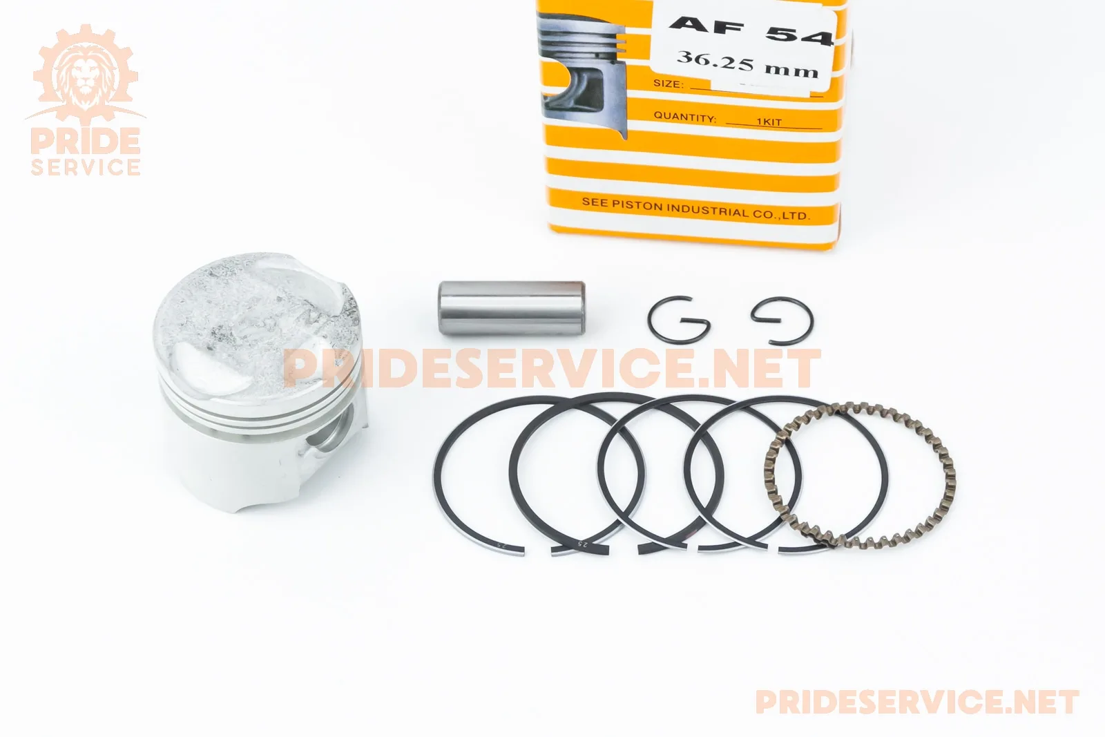 Поршень к-кт Honda GIORNO CREA AF54 36мм +0,25 (палець 10мм), жовта коробка (P_336177)