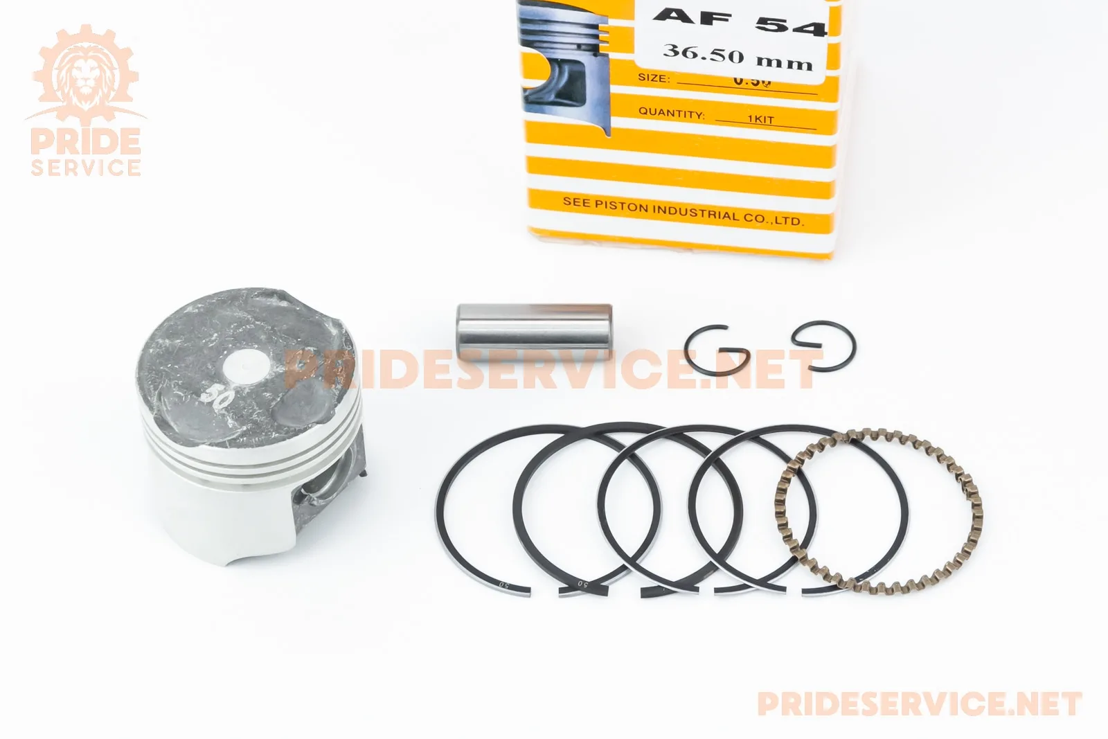 Поршень к-кт Honda GIORNO CREA AF54 36мм +0,50 (палець 10мм), жовта коробка (P_336178)