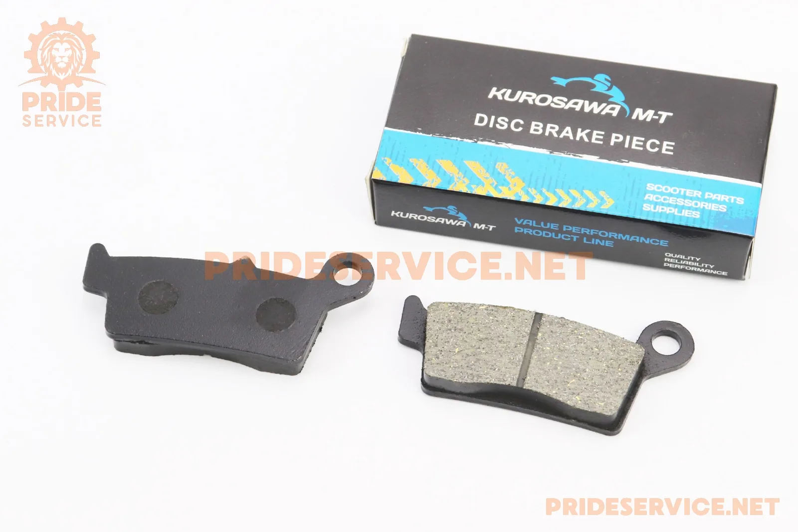 Гальмівні колодки (дискові) Honda LEAD AF20/XR 50/CRM 250; HYOSUNG RX400; SUZUKI DR-Z400/RM 125/DR 125; KAWASAKI KLX250/KX 125 к-кт (P_336528)