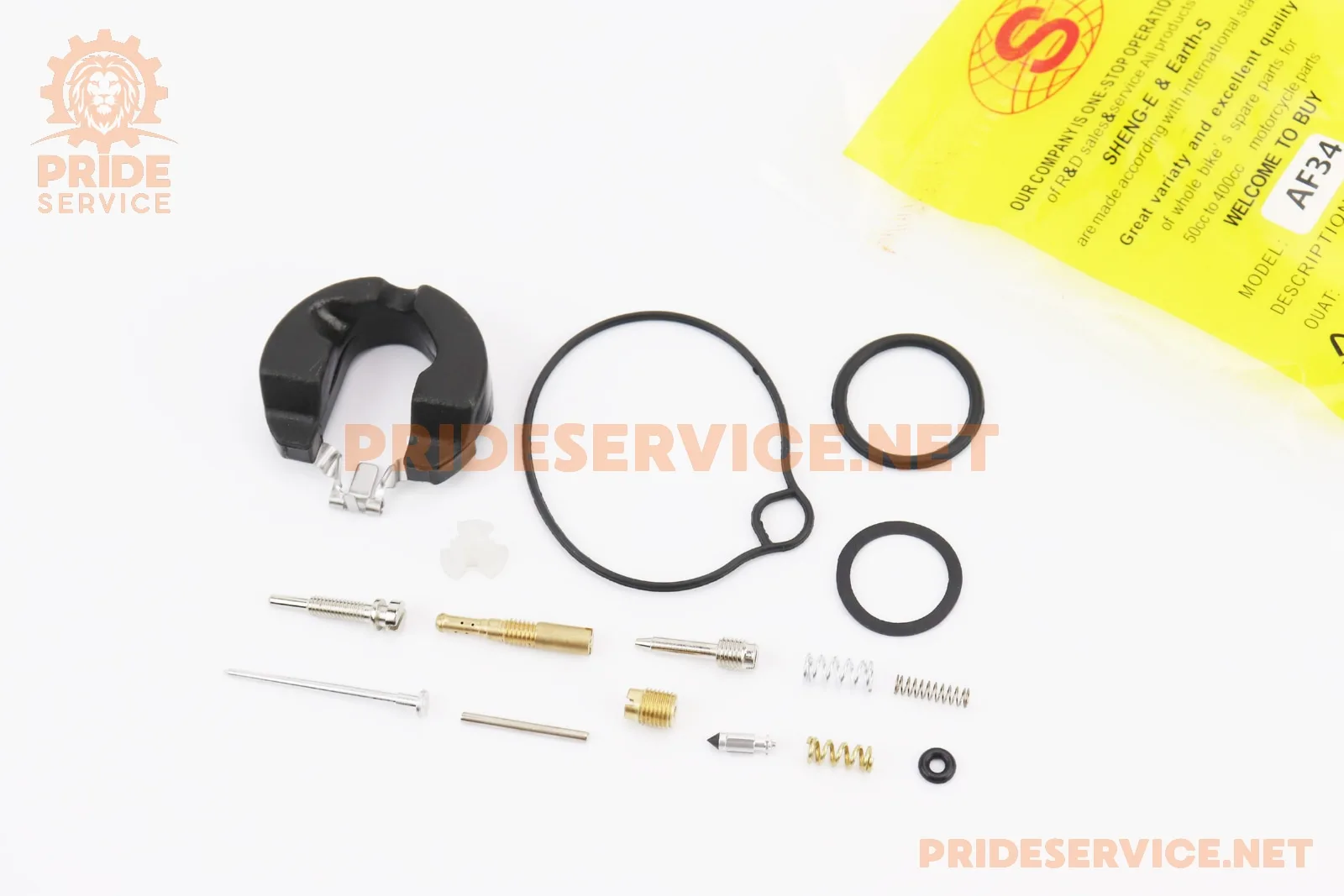 Ремонтний комплект карбюратора Honda AF34/35, 15 деталей+поплавок (P_336864)